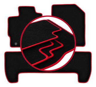 OEM Alfombrillas Carlux-red Para Toyota Urban Cruiser Hatchback (2008-2014)