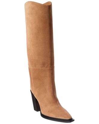 Jimmy Choo London Cece 80 Suede Knee-High Boot