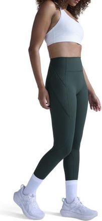 2XU Flex Hi-Rise Compression Tights in Ever Green/ever Green at Nordstrom, Size X-Large
