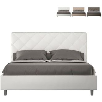 Itamoby Cama Matrimonio 160x190 Contenedor Dise&ntilde;o Moderno Priya M Color: Blanco - Versi&oacute;n: Modelo Est&aacute;ndar