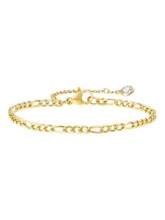 Hollywood Sensation Classic Gold Figaro Chain Bracelet at Nordstrom