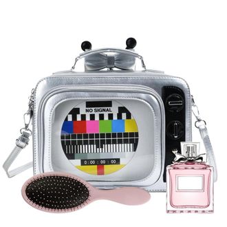 Generic Handbag Silhouette - Polyester, Size TV Shape Shoulder Bag Portable Design | Lightweight Multifunction Purse, Novelty Bag For Daily Use, School, Studi