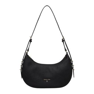 Patrizia Pepe Dames, Tassen, Zwart, Maat: ONE Size Leer