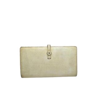 Chanel Pre-owned Wallets, female, White, Size: ONE SIZE Pre-owned Leather Wallet