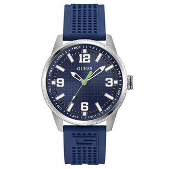 Guess Varsity G Quartz Blue Dial Mens Watch GW0890G1