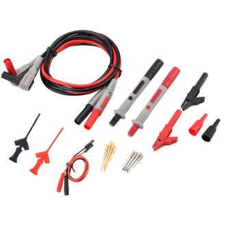 OEM Cables De Prueba P1300c Para Mult&iacute;metro Digital Electr&oacute;nico Con Pinzas De Cocodrilo, Juego De Puntas De Sonda Reemplazables -crezuo