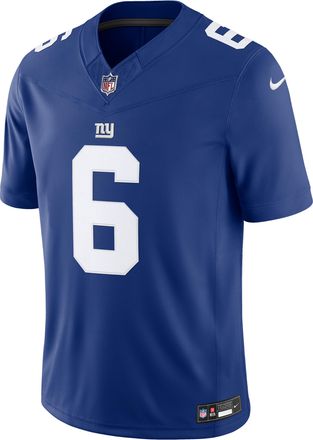 Nike Jaxson Dart New York Giants Nike Mens Dri-FIT NFL Stitched Limited Jersey in Blue | 37NMNGLH8IF-U5N