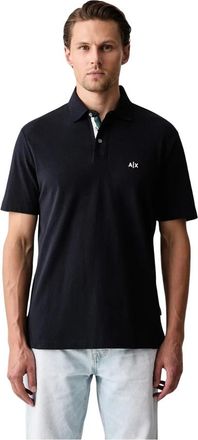 A|X Armani Exchange Katoenen poloshirt - Heren - Tops - Blauw - Maat: M Katoen