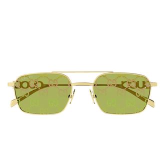 Gucci Sunglasses Gg1804 S 002 Gold/Green Women