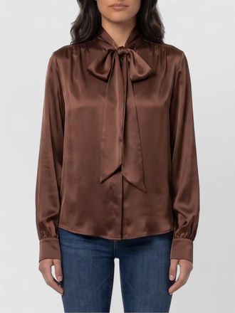 Federica Tosi silk tie-neck long-sleeve blouse
