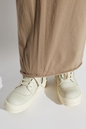 Rick Owens Geobasket High-top Sneakers, Womens, Cream