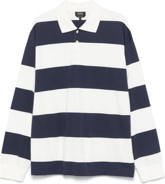 A.P.C. Polo a righe - Blu