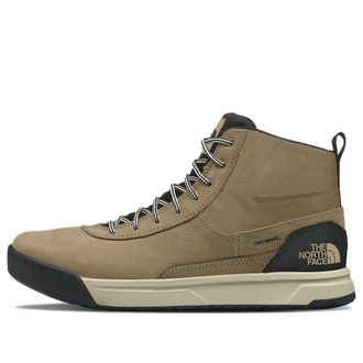 The North Face Larimer Mid Waterproof Boots Kelp Tan Tnf Black NF0A52RM