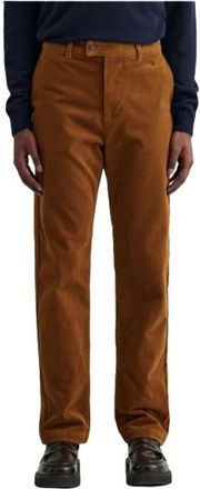GANT Corduroy Chino Broek - Heren - Chinos - Bruin - W31 - Katoen - Broeken