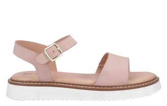 Hush Puppies Cassie Womens Leather Sandals - Pink - Size UK 7