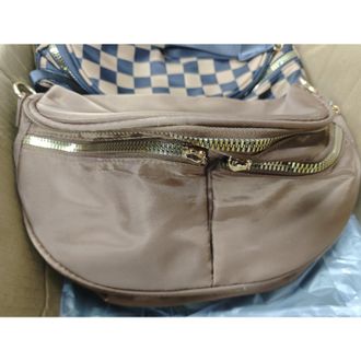 Generic Shoulder Bag Adjustable Bum Bag Double Zipper Tote Bag for Women Work (Coffee) (Coffee)