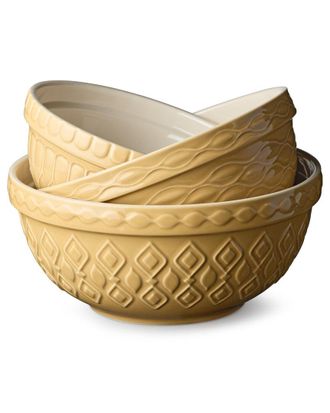 Certified International Vintage Farm Set of 3 Mixing Bowls