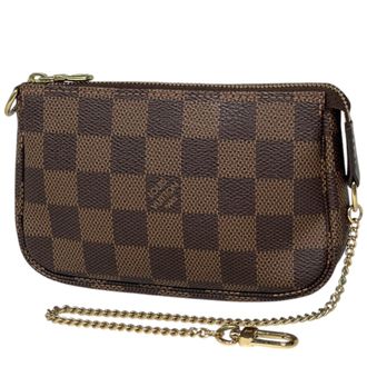 Louis Vuitton Brown Damier Canvas Damier Canvas Pochette Pouch (Pre-Owned)