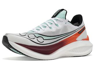 Saucony Endorphin Pro 5 Mens Shoes White/Crimson : 11.5 D - Medium, Leather