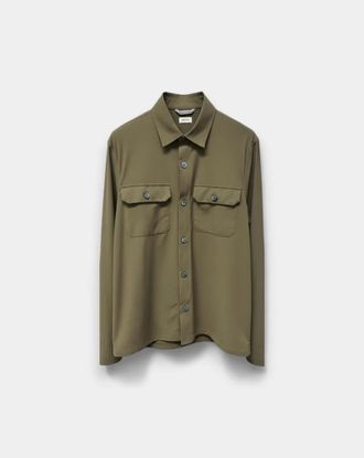 Distretto12 Distretto12, Overhemden, Heren, Groen, L, Nylon, Nylon Overshirt