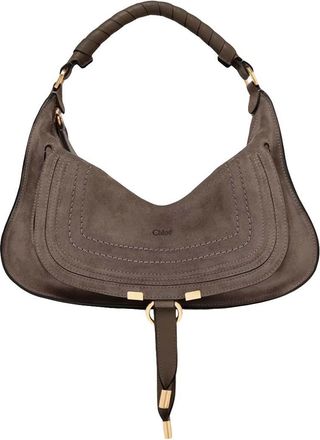 Chlo&eacute; Dark Brown Marcie Small Shoulder Bag