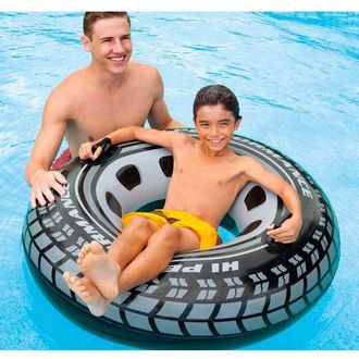 Trade Shop Trade Shop - Gonfiabile A Forma Di Pneumatico Ciambella Ruota 114 Cm Per Mare Piscina