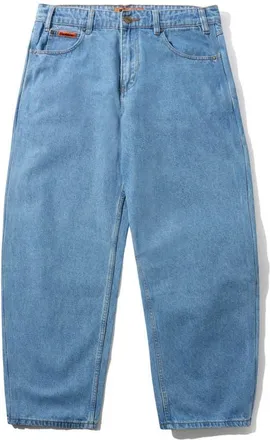 Butter Goods Baggy Drawstring Jeans in Washed Indigo at Nordstrom, Size 34