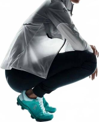 On Womens Weather Jacket In Grey White