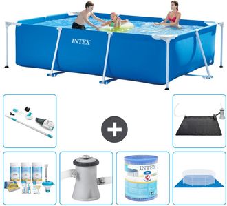 Intex Piscina Con Estructura Rectangular - 300x200x75 Cm - 7-piezas S30211