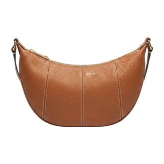 Lancel Victoire Hobo Zip Bag - Dames - Schoudertassen - Bruin - ONE Size - Leer - Tassen