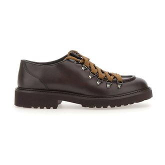 Doucal's Schoenen met platte veters - Heren - Veterschoenen - Bruin - 44 EU - Leer - Schoenen