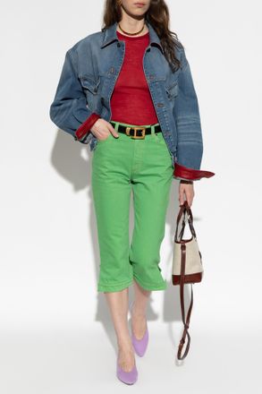 Versace Capri Jeans, Womens, Green