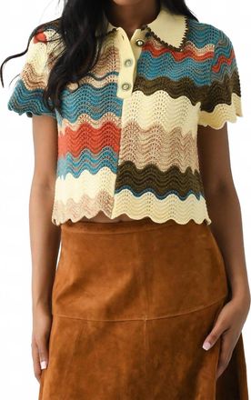 Hunter Bell Nadine Sweater In Autumn Wave