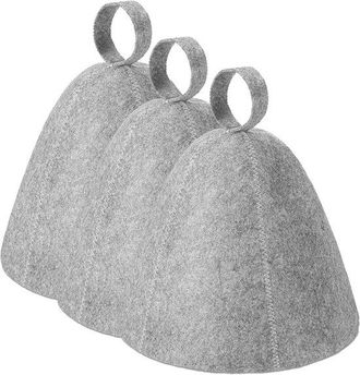 OEM Piezas, Gorro De Sauna, Gorro De Sauna, Gorro De Sauna De Fieltro, Unisex, Gorro De Sauna De Fieltro, Protege Del Calor, Gorro Para Sauna, Gris