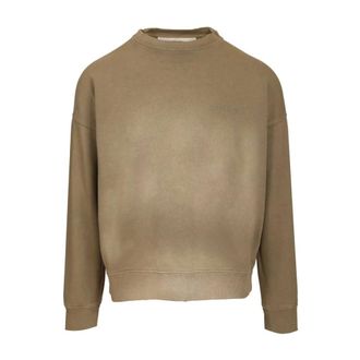 Golden Goose Hoodies & sweatvesten, Heren, Bruin, S, Katoen, Journey Dyed Cotton Sweatshirt