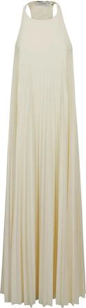 Sportmax Abito plissettato con scollo allamericana - Toni neutri