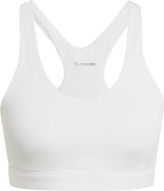 adidas Optime Essentials HS Sport-BH f&uuml;r Damen | wei&szlig;