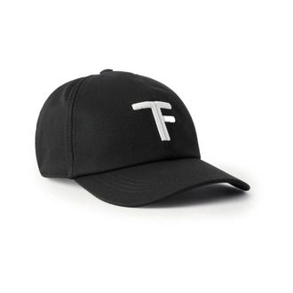 Tom Ford Canvas + Smooth Leather Cap - unisex - Tom Ford - Hats & Caps - Black - M - Accessories
