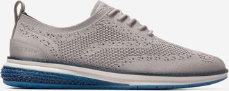 Cole Haan Mens &Oslash;riginal Grand Energyweave Stitchlite Wingtip Oxford Shoes - Grey Size 10.5