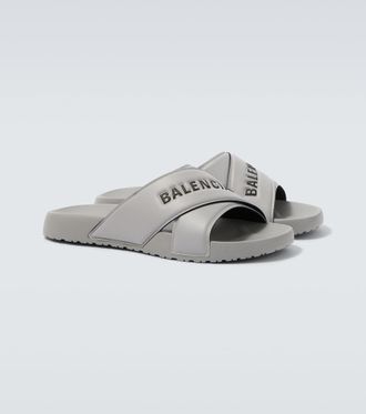 Balenciaga Sporty Pool slides