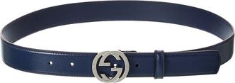 Gucci Interlocking G Leather Belt