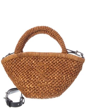 Proenza Schouler Small Raffia & Leather Tote