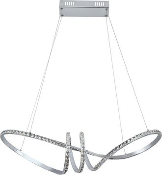 Fabrilamp Colgante Led Dragon Cromo/cristal Regulable 4000k 40w