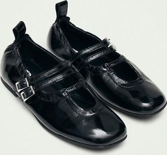 Alohas Leren ballerinas Anne