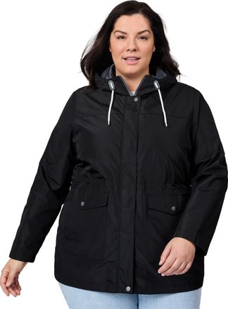 Free Country Womens Plus Size Rain Away Anorak Rain Jacket