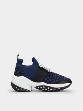 Roger Vivier Viv Run Sneakers in fabric