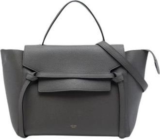 Celine Pre-owned Mini Belt Bag - Dames - Vintage Handtas - Grijs - ONE Size - Leer - Vintage