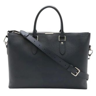 Louis Vuitton Pre-owned Handbags, female, Blue, Size: ONE SIZE Pre-owned Taiga Briefcase