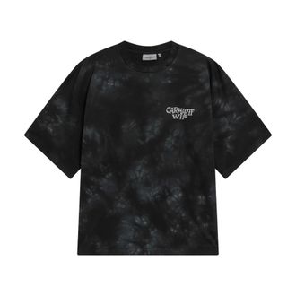 Carhartt Work in Progress Carhartt Wip, T-Shirts, male, Black, Size: M S/S Radiate T-Shirt