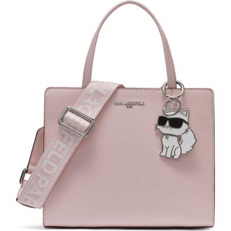 Karl Lagerfeld Maybelle Satchel with Choupette Hang Off in Ballet Slipper at Nordstrom
